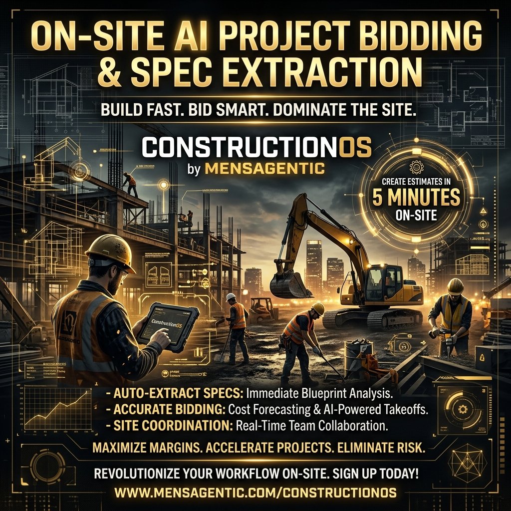 ConstructionOS On-Site AI Spec Extraction